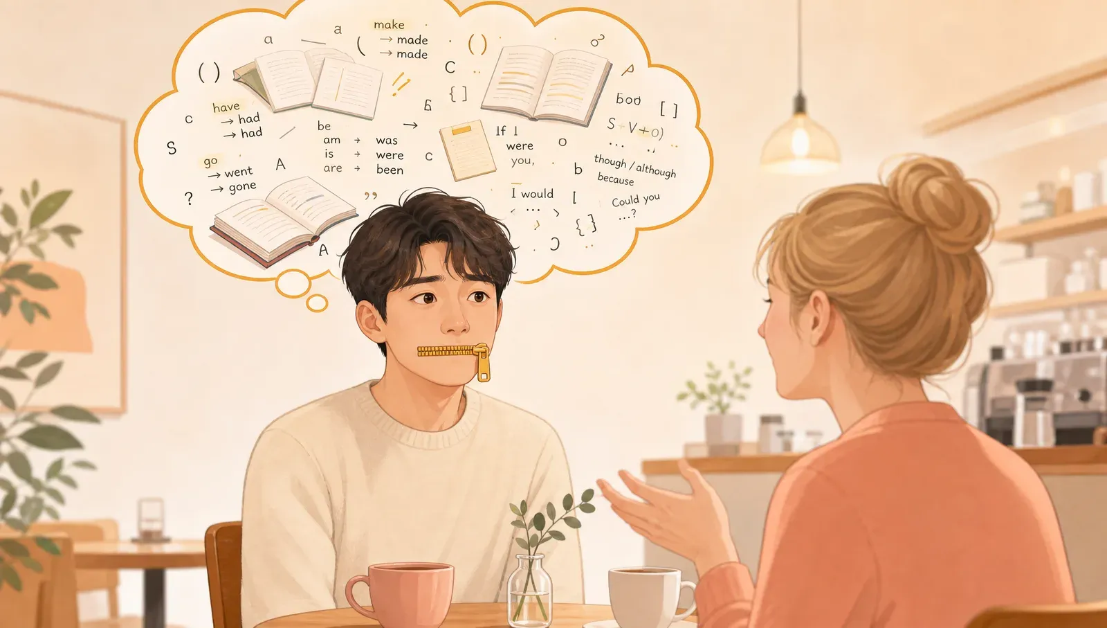 머릿속엔 영어가 가득한데 입은 지퍼로 잠긴 듯 말이 안 나오는 한국인 학습자